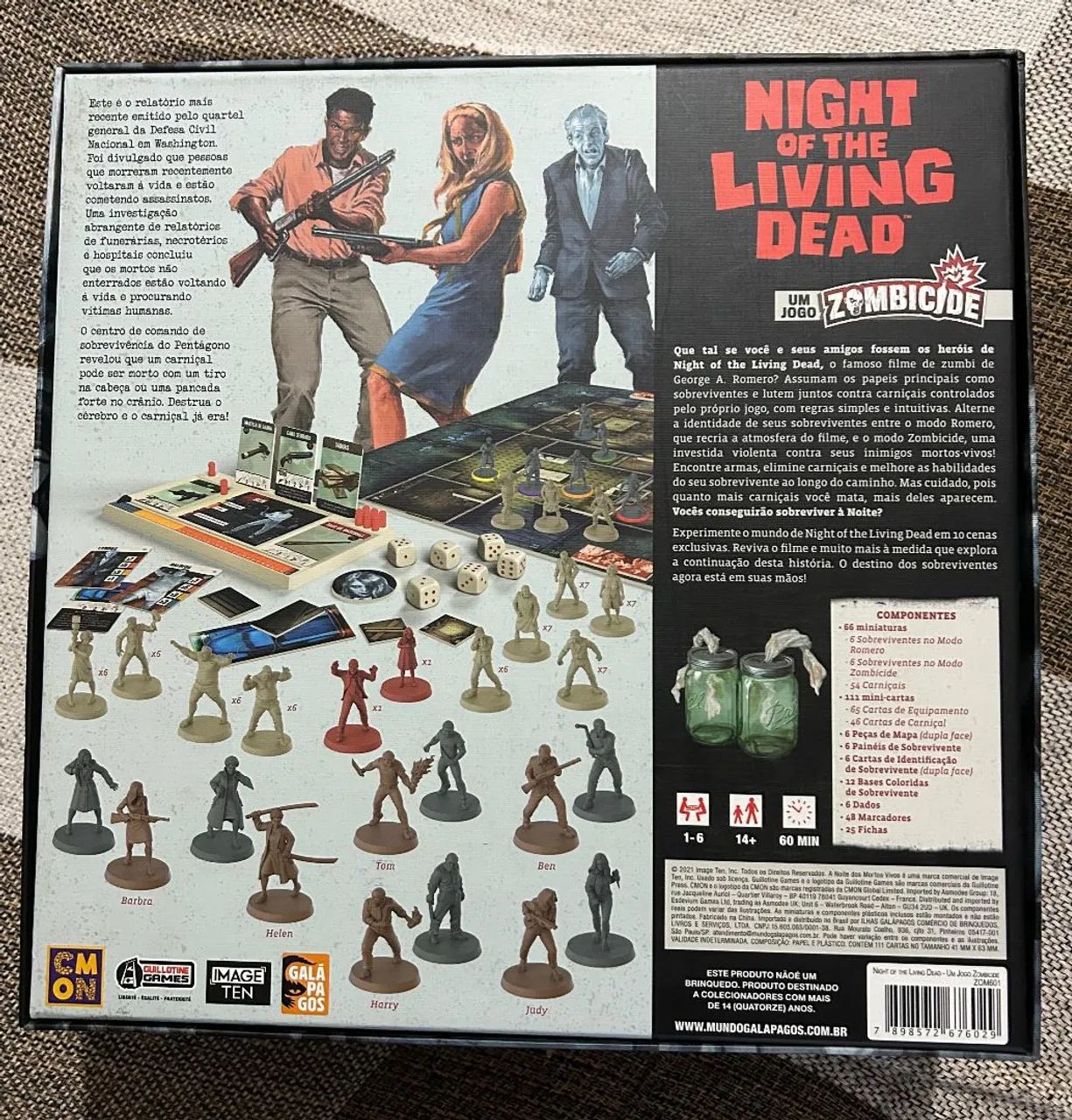 Zombicide Night of The Living Dead em português - Hobbies e