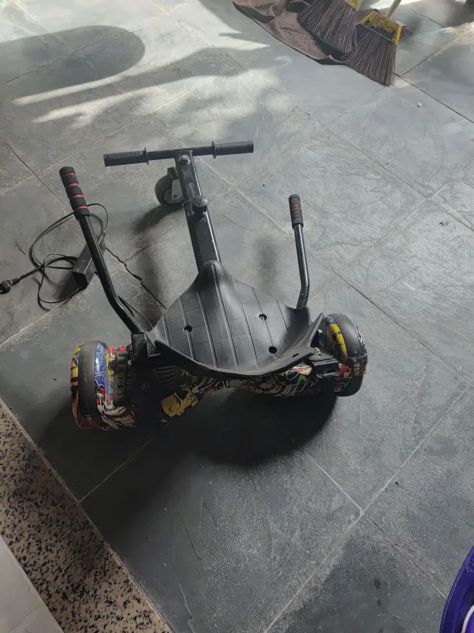 Hoverboard com kart incluso brinquedo 2 em 1 - Foto 2