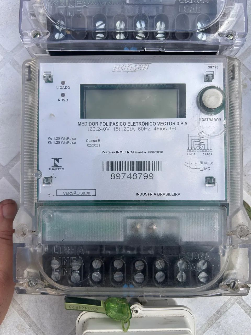 Contador de Kwh trifásico - Foto 3
