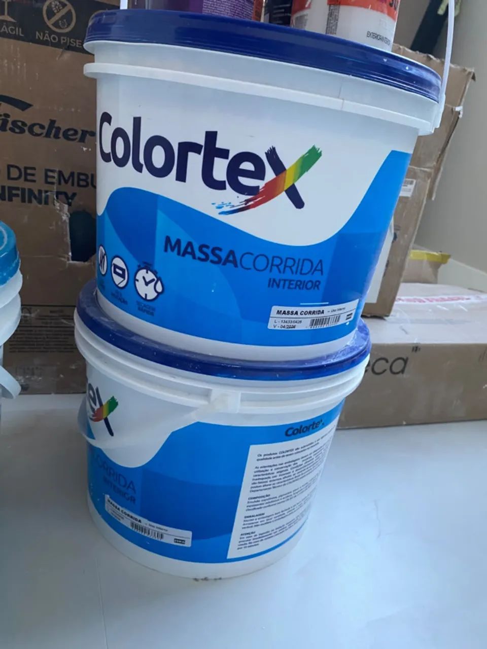Massa Corrida Interior 20KG - Colortex - 30 CADA BALDE