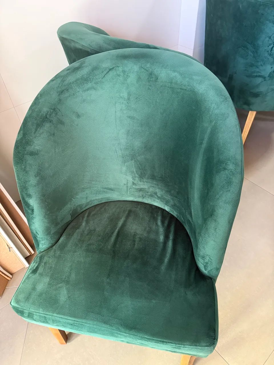 Poltrona Luxo em Veludo 65cm - Foto 4