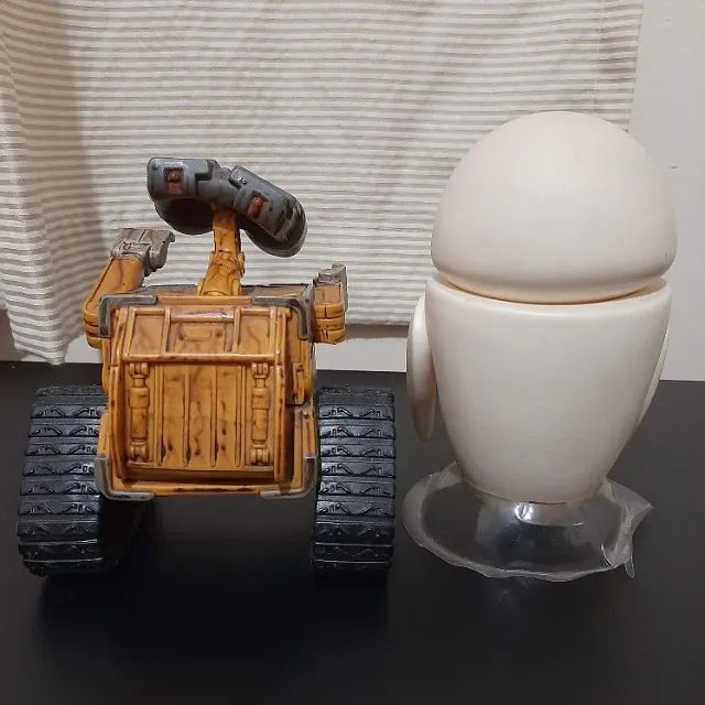 Wall-E e Eva da Grow do Filme Wall-E da Disney/Pixar Antigos Raridades - Foto 4