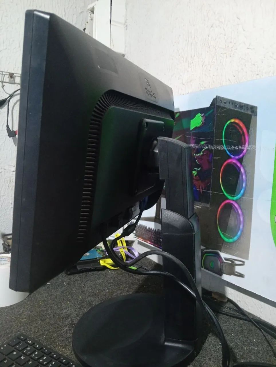 Monitor inforway 20p entrada VGA e DVI acompanha cabos  - Foto 4