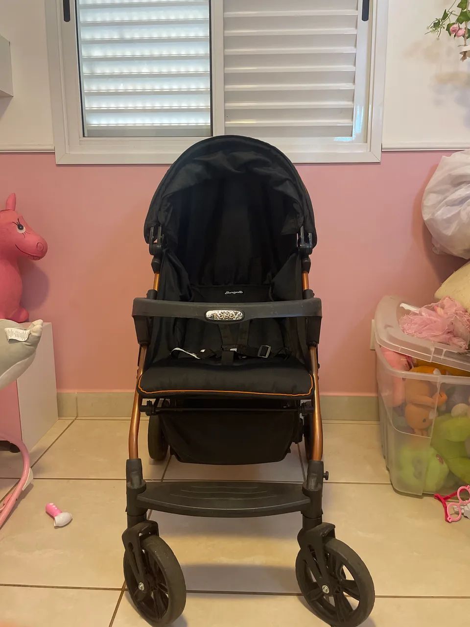 Carrinho de bebê burigotto moledo ECCO usado 