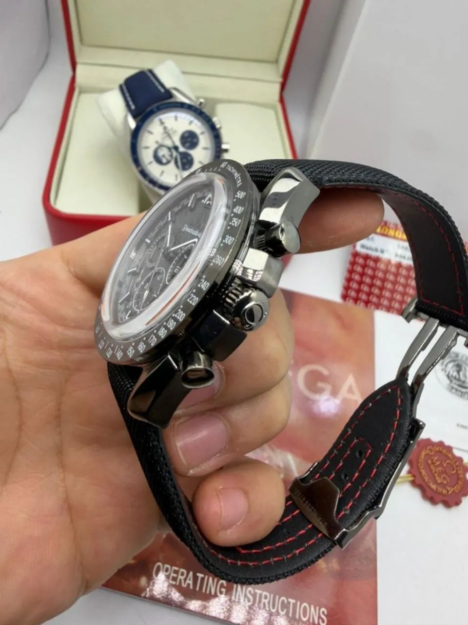Relógio Omega Speedmaster Dark Side Of The Moon - Foto 2