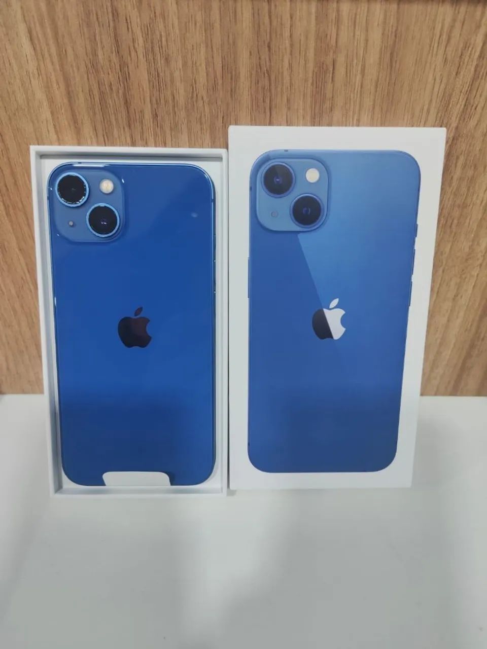 iPhone 13 Azul 128GB Estado Novo Sem Detalhes Bateria 100