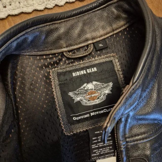 Jaqueta Harley Davidson em couro original - Foto 2