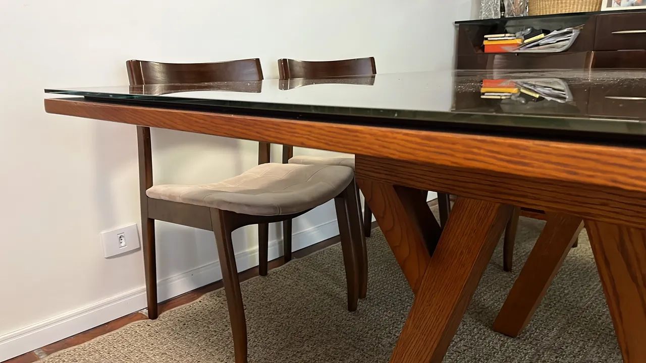 Mesa de jantar quadrada - Foto 5