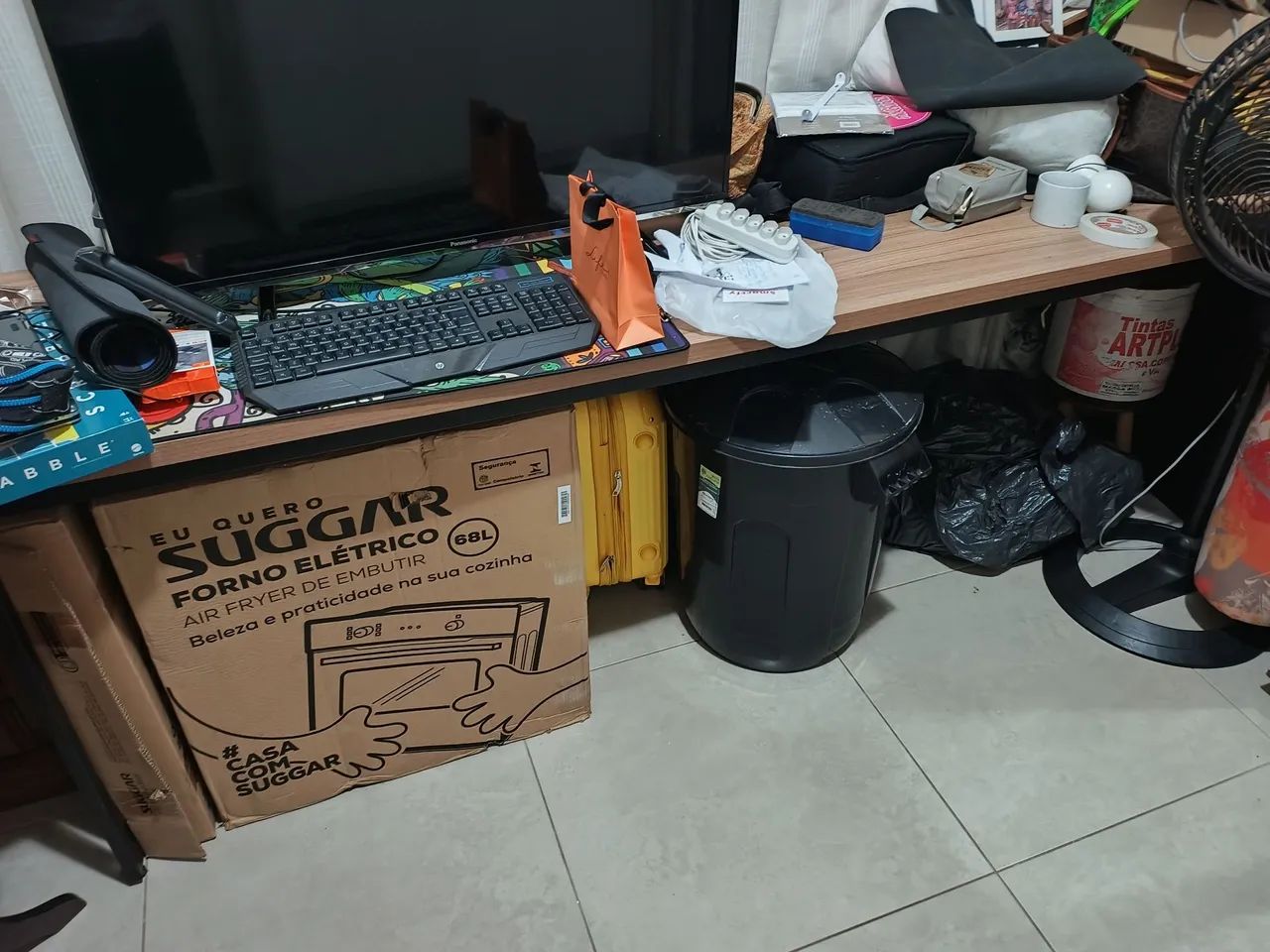 Mesa 2,20 x 0,60 para escritório - Foto 3