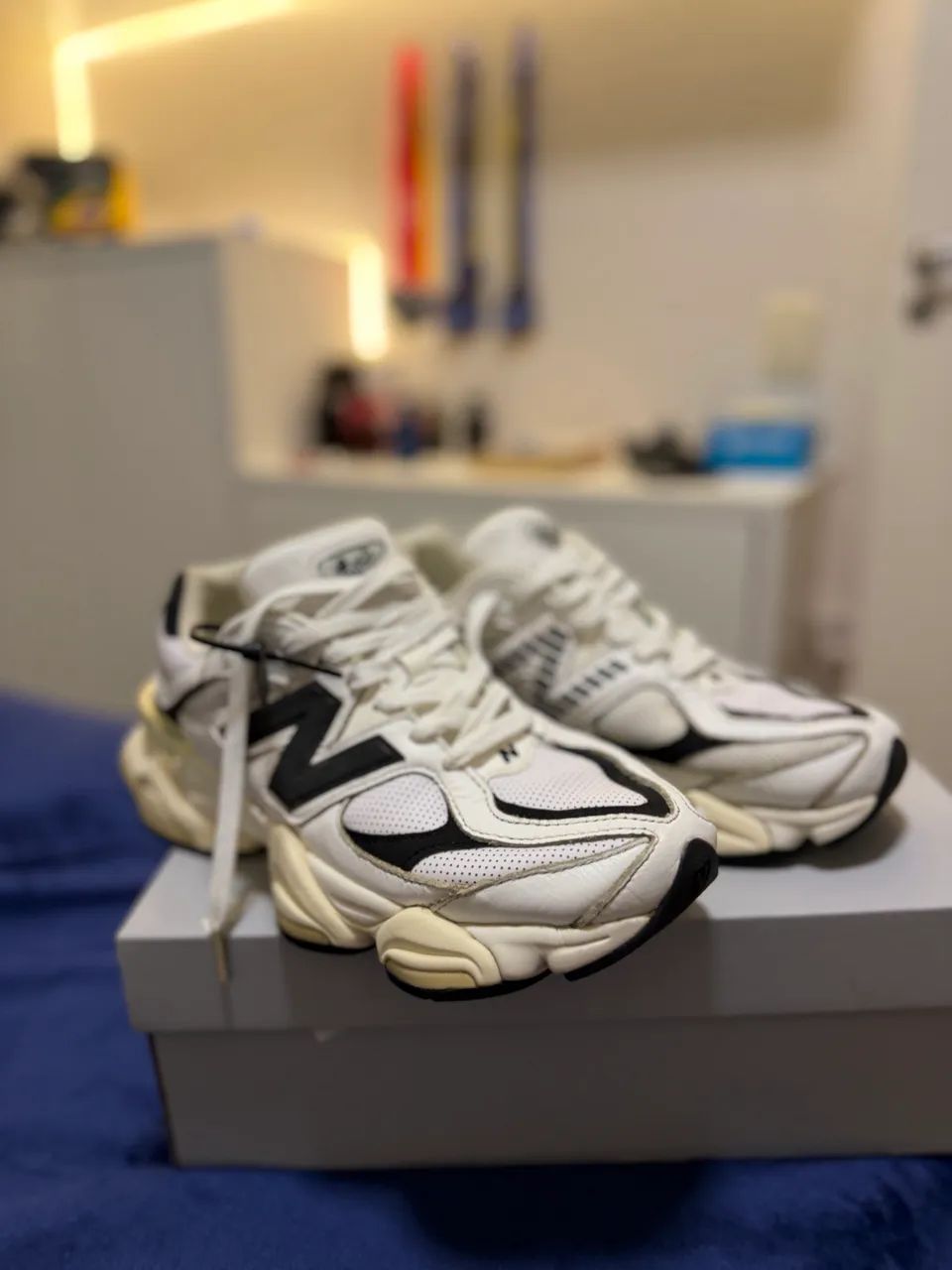 New Balance 9060 white and black