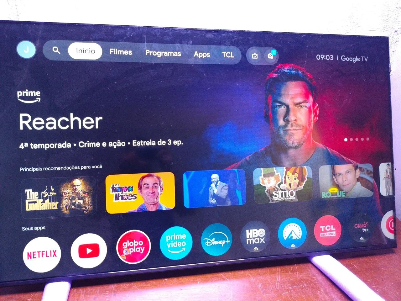 Tv smart 55 polegadas borda infinita qled  - Foto 2