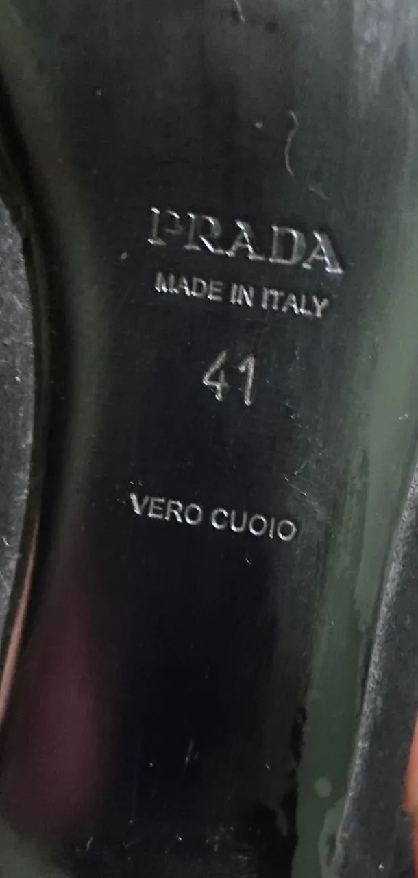 Bota Prada Original de Couro- Tamanho 39 - Foto 5