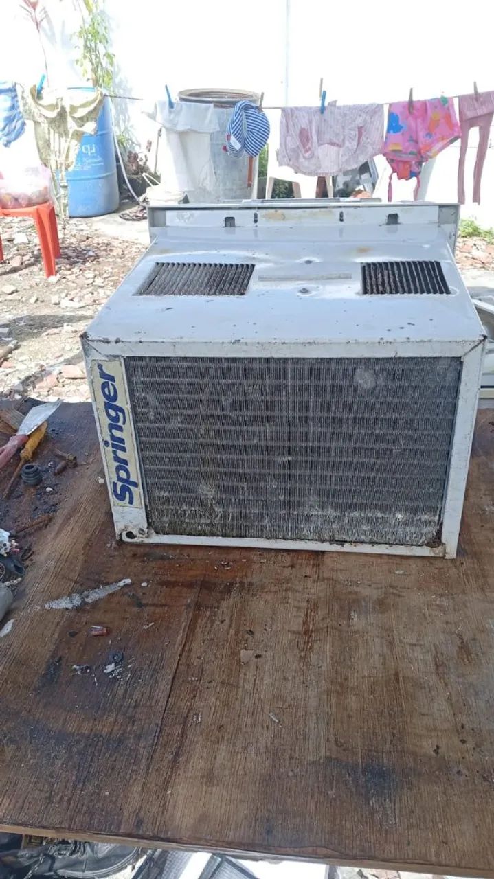 Ar-condicionado 700 pra botar preço  - Foto 2
