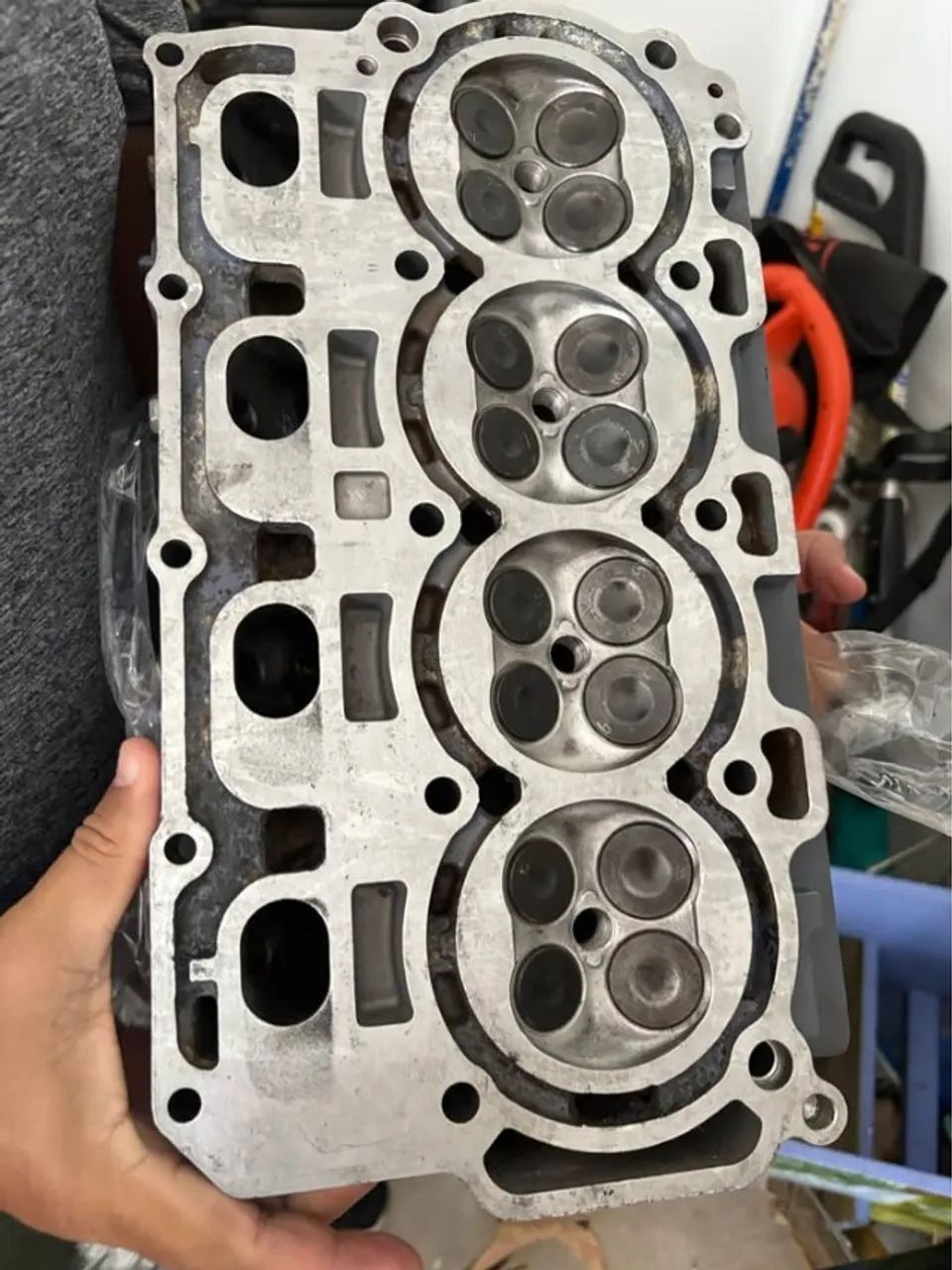 Cabeçote f90 yamaha motor de popa pronto pra uso e sem contato com água salgada. - Foto 4