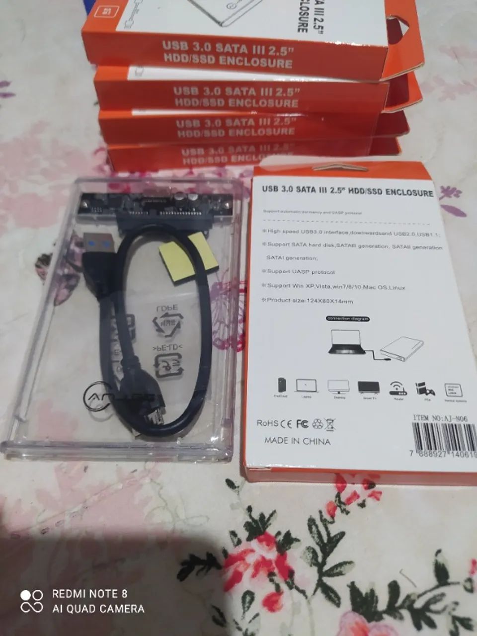 CASE USB 3.0 P/ HD DE NOTEBOOK (NOVAS) - Foto 2