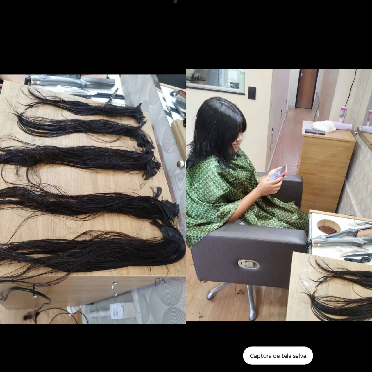 Cabelo 100% humano liso ondulado  - Foto 2