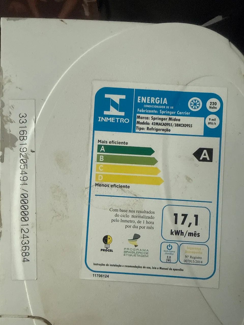 Evaporadora de Ar Condicionado Split Springer Midea - Foto 2