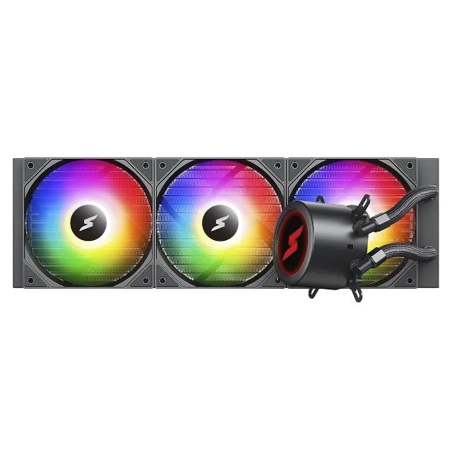 Water Cooler SuperFrame ISENGARD MAGIC 360mm Tela Telinha Display LCD Customizável ARGB - Foto 4