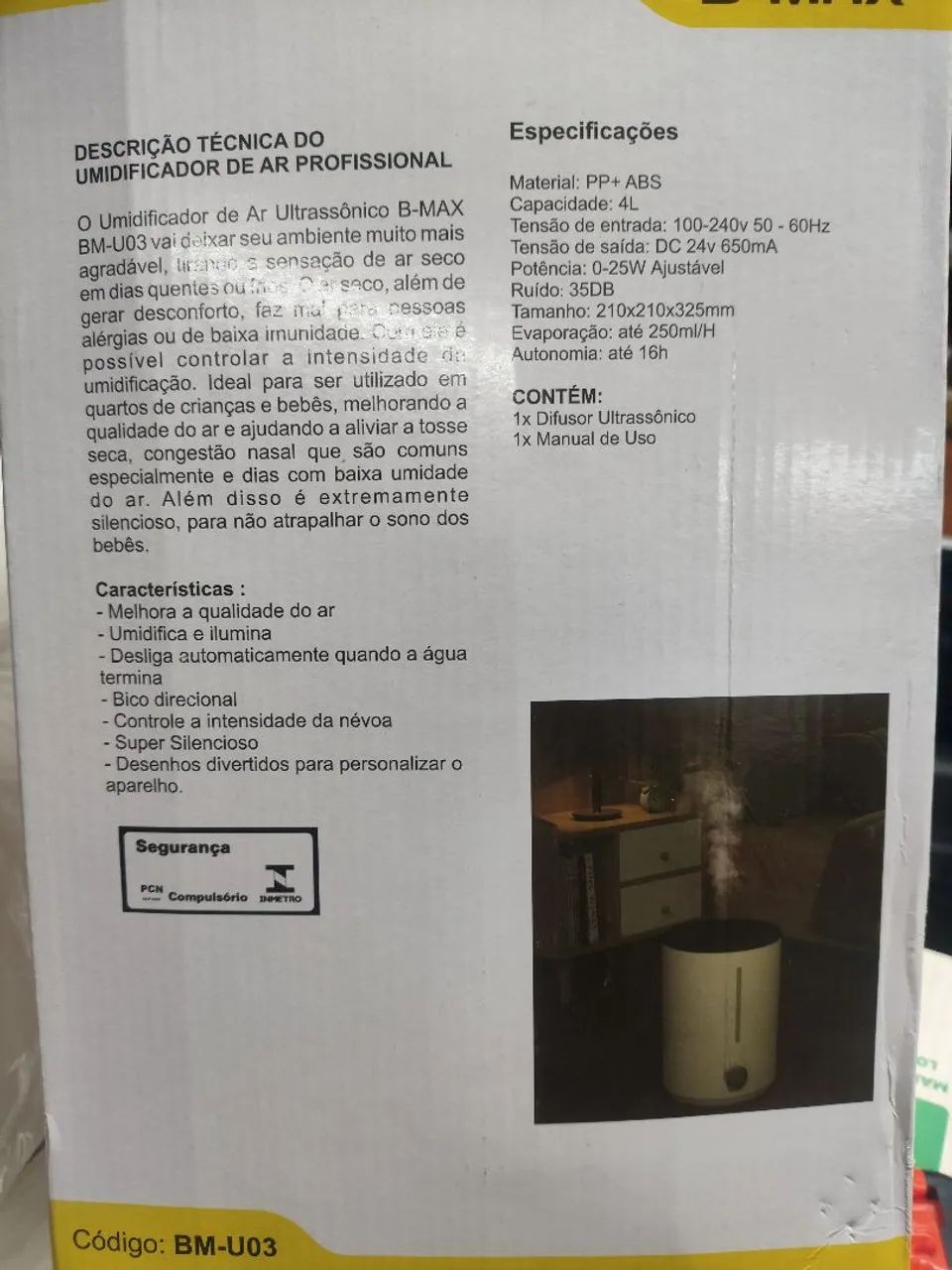 Umidificador de ar - Foto 2