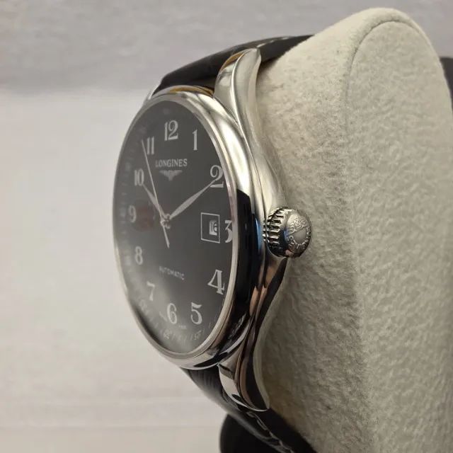 RELÓGIO MASCULINO LONGINES - AUTOMÁTICO COURO PRETO - Foto 2