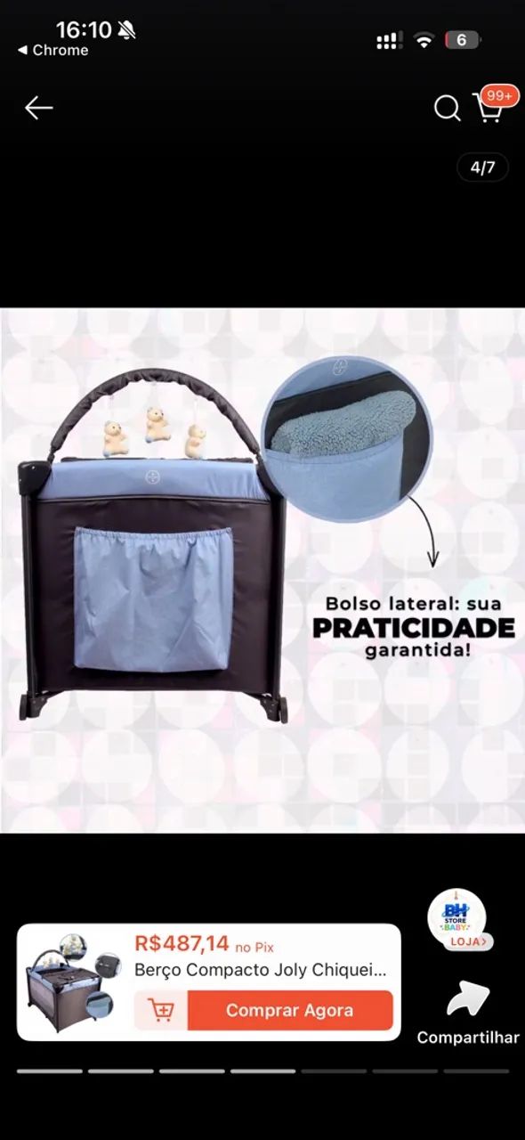 Berço portátil  - Foto 2