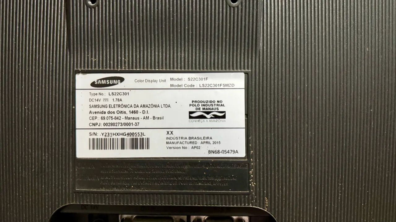 Monitor LED Samsung Série 3 (Widescreen) - Foto 4