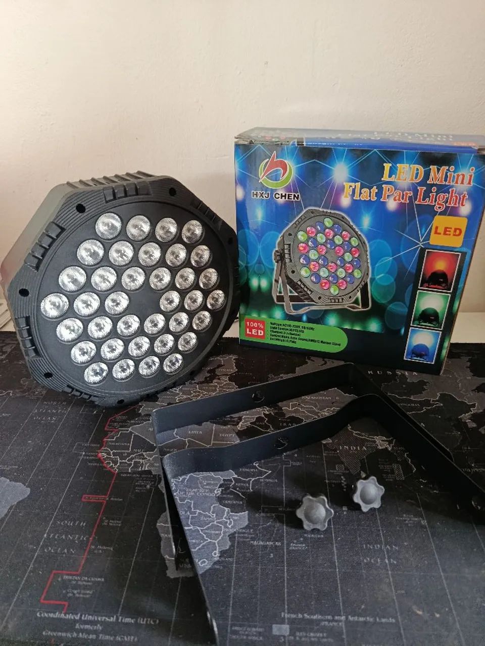 Canhão de festa 36 LEDs RGB / PROMOÇÃO IMPERDÍVEL 