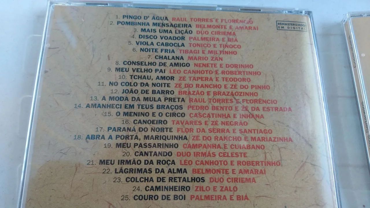 Kit 4 cds originais sertanejos em ótimo estado.  - Foto 2