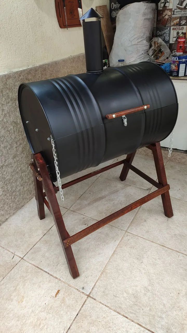 Churrasqueira de Barril ( bafo ) - Foto 3