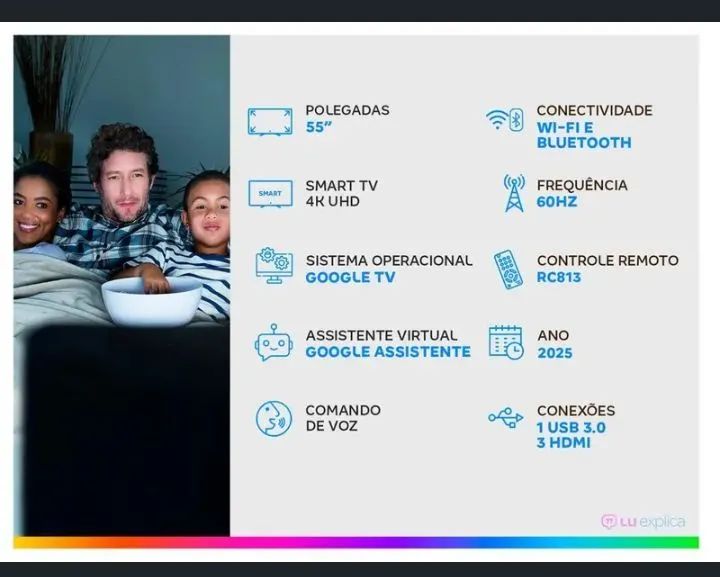 Tv Tcl 55 polegadas