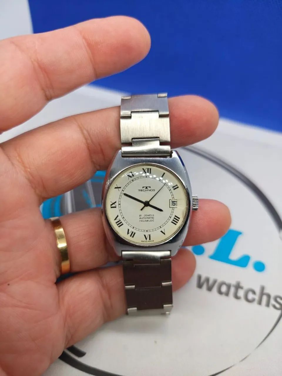 RELOGIO TECHNOS SUÍÇO AUTOMÁTICO  - Foto 2