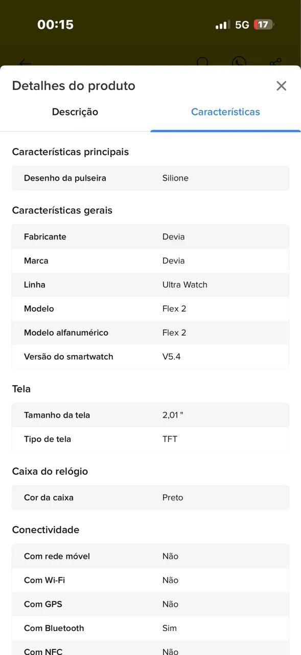 Smartwatch Devia Ultra Watch 