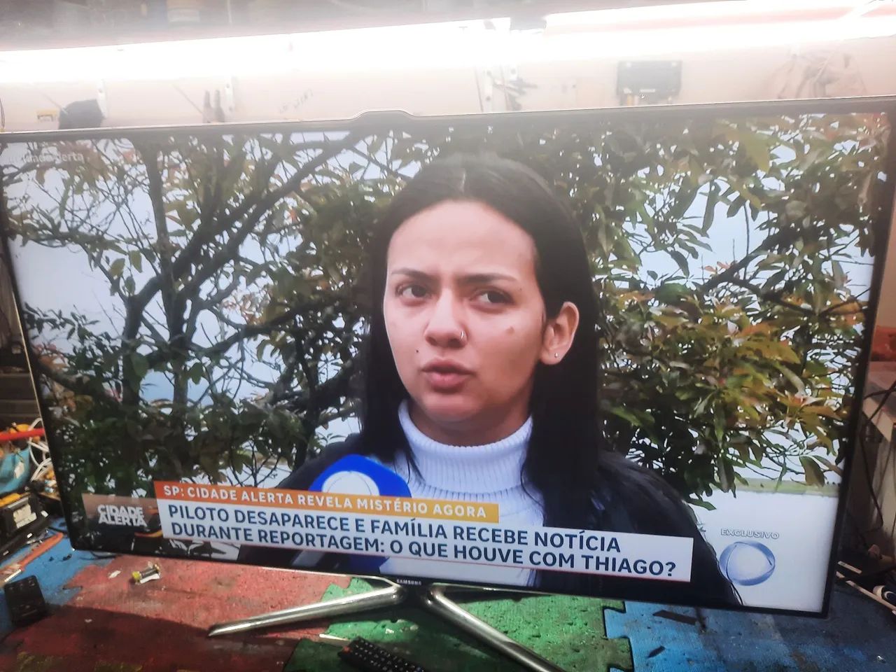 Tv  55  Samsung  led não é smart - Foto 5