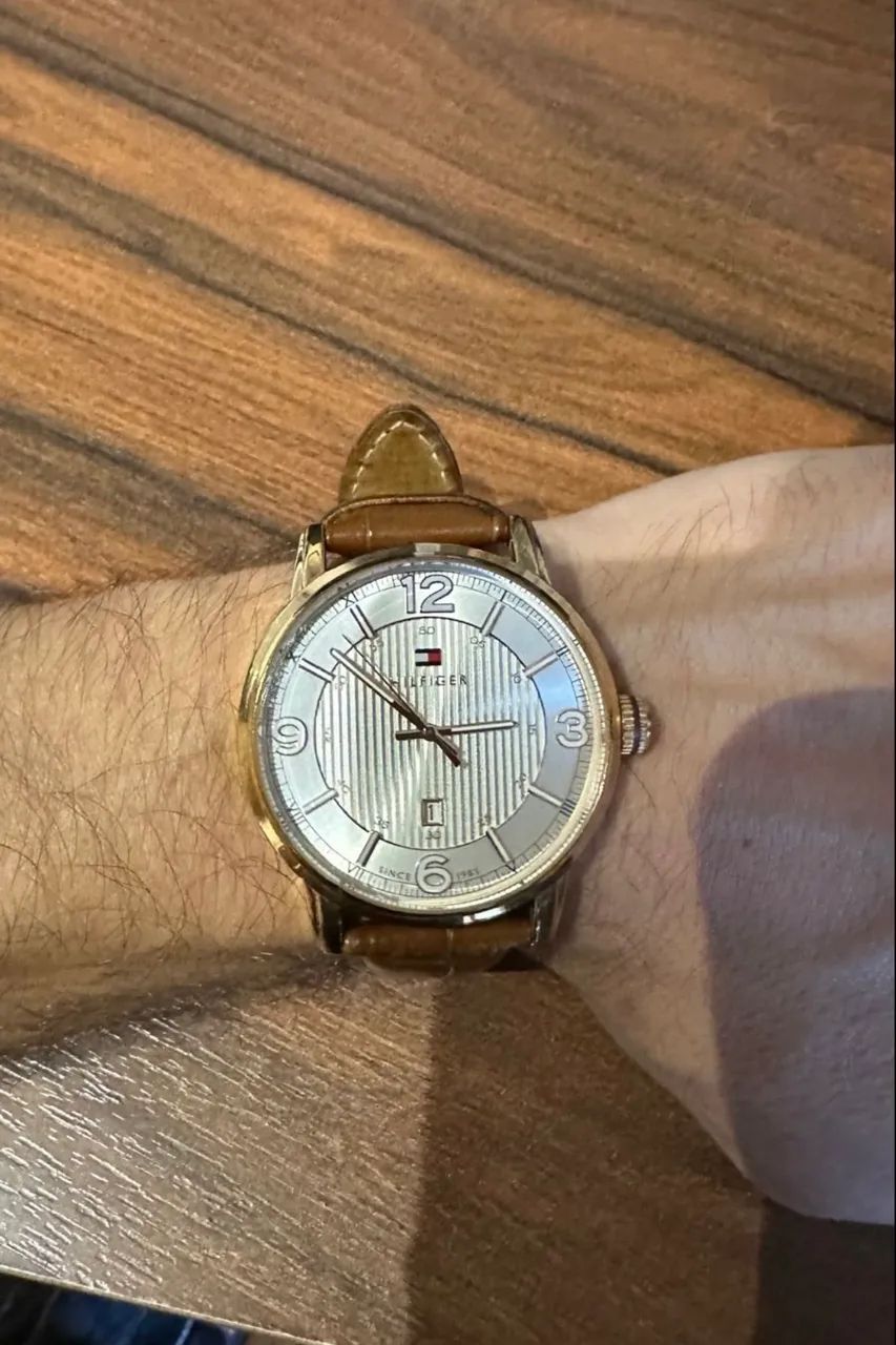 Relógio Masculino Tommy Hilfiger Original - Pulseira de Couro - Foto 3