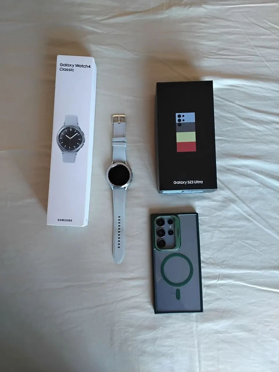 S23 ultra + SmartWatch 4
