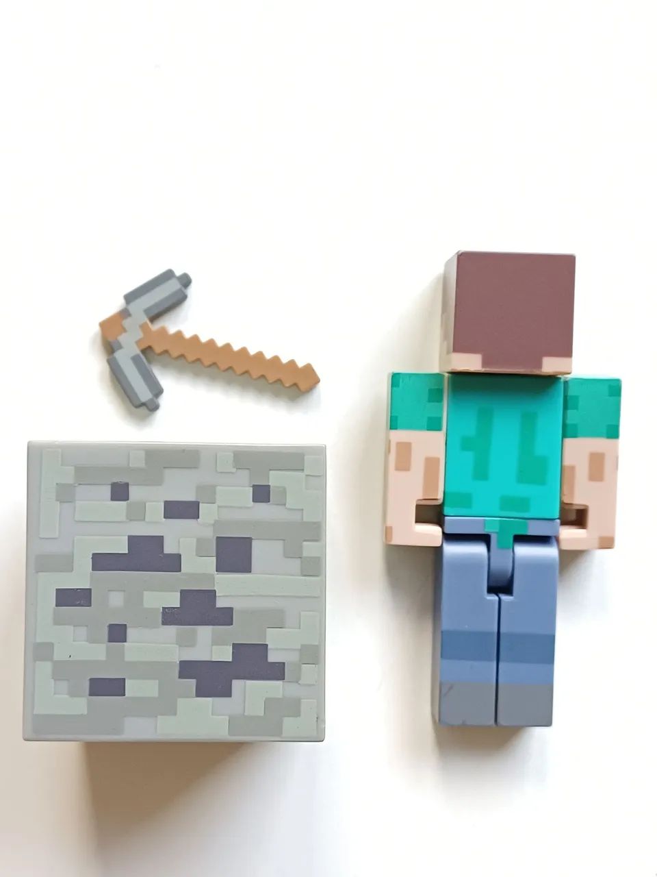 Minecraft Figura Steve e acessórios  - Foto 3