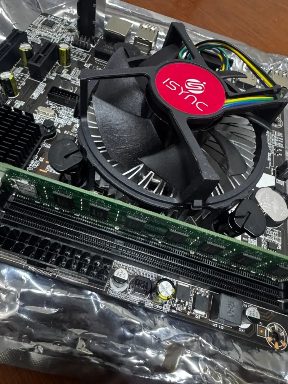 KIT PLACA MÃE H61 LGA 1155 + INTEL CORE i3 + 8GB DDR3 + COOLER - Foto 2