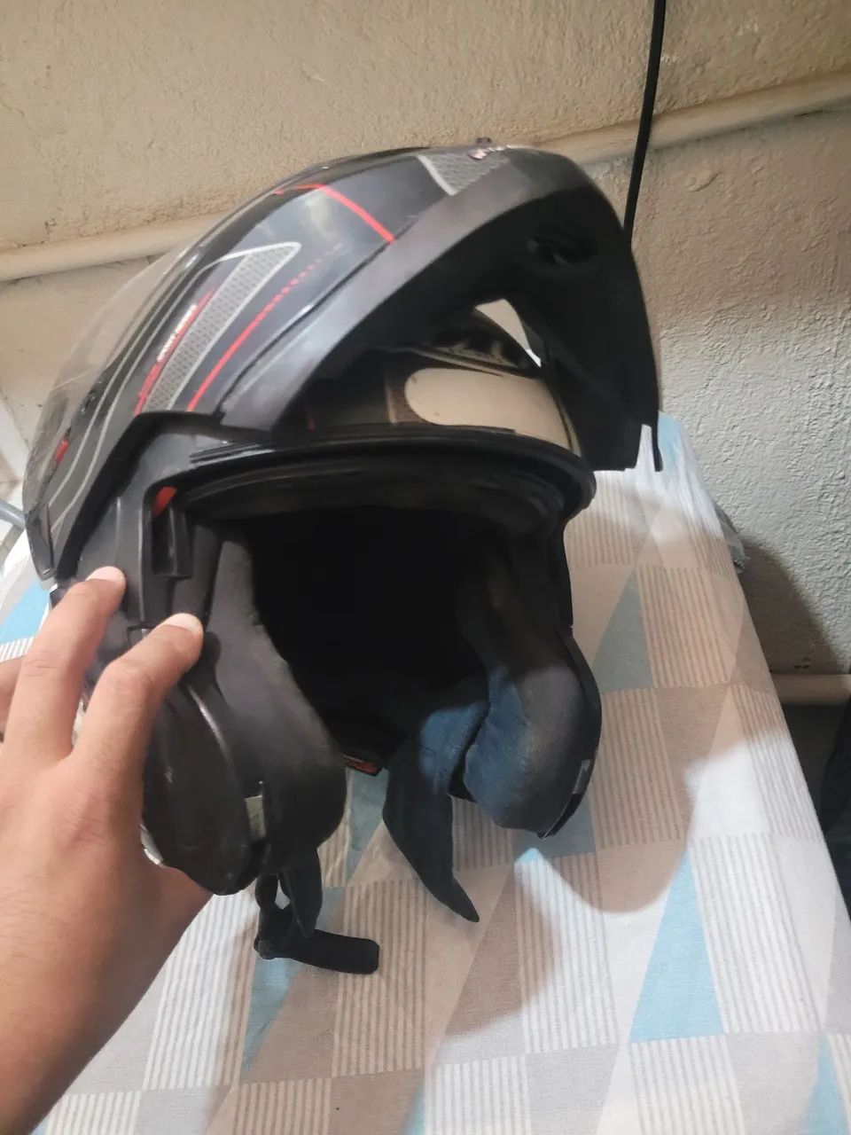 Capacete robocop/ forro removível  - Foto 3