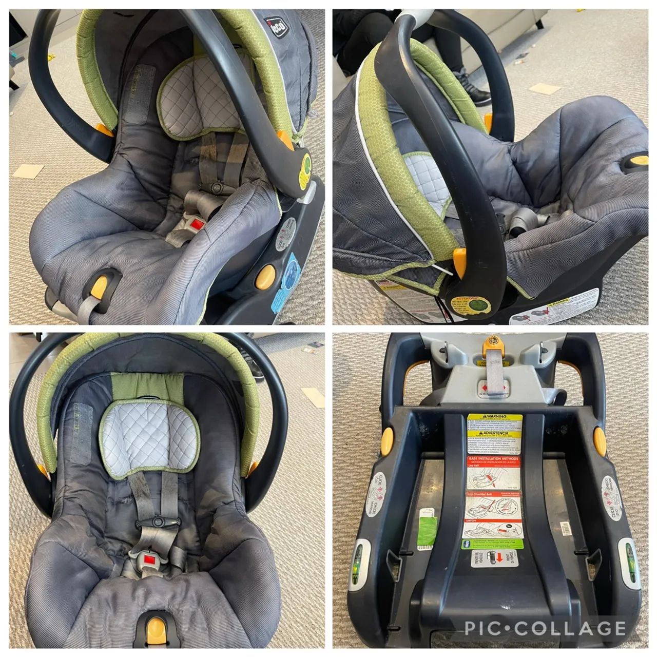 BEBÊ CONFORTO CHICCO IMPORTADO - COM BASE PARA CARRO