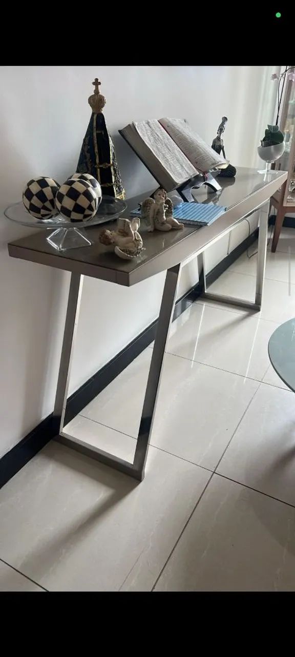 Aparador : material; metal, MDF e vidro. - Foto 2