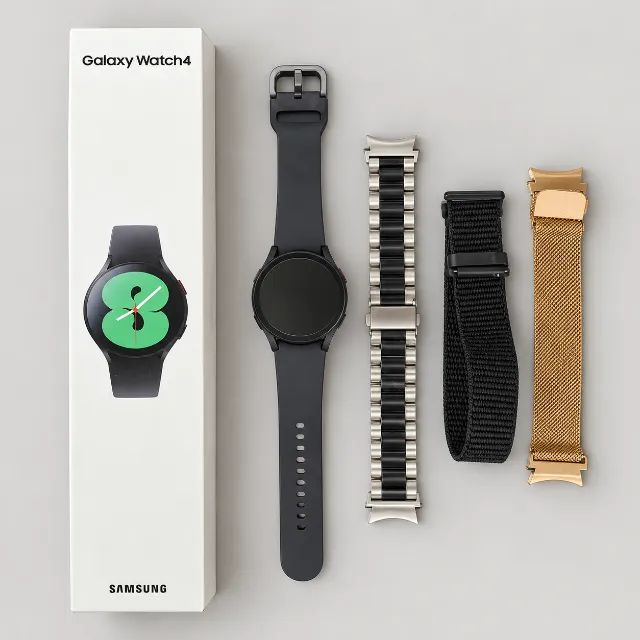 Galaxy Watch4 40mm SM-R860 + Caixa e 3 Pulseiras Extras - Foto 2