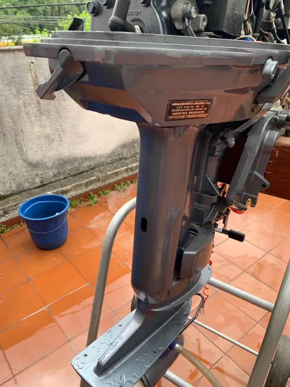 Motor de Popa Yamaha 25 hp c/ partida elétrica - Foto 3