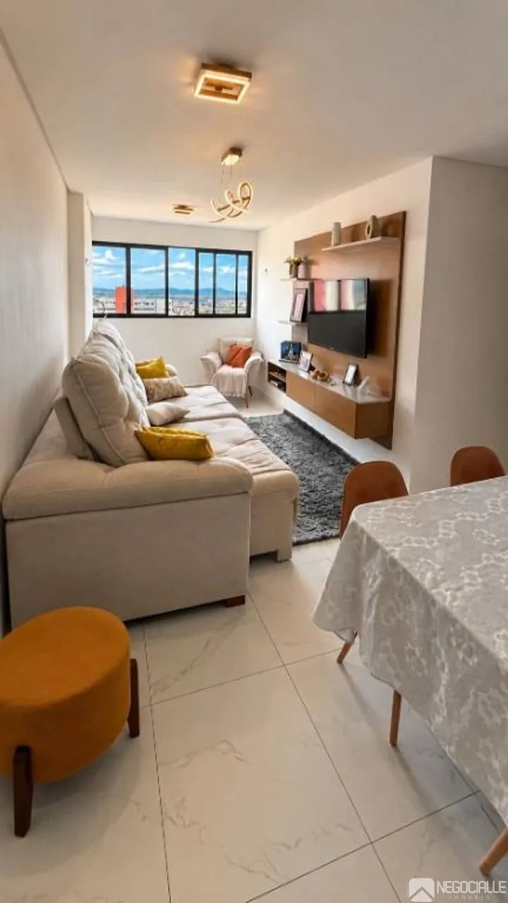 Apartamento 2 quartos mobiliado com suíte andar alto nascente lazer completo pronto - Foto 3