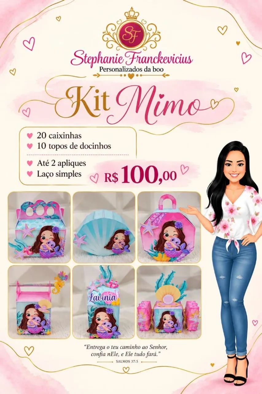 Kit personalizados de festa