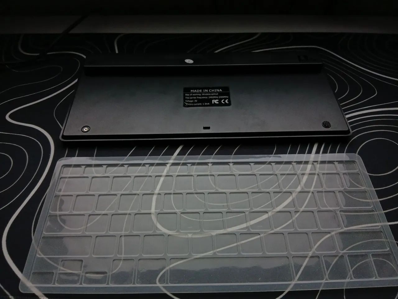 Teclado Bluetooth preto  - Foto 3