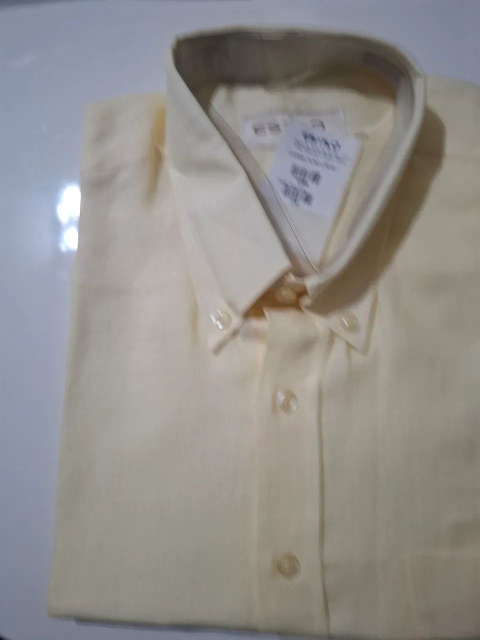 camisa masculina em linho