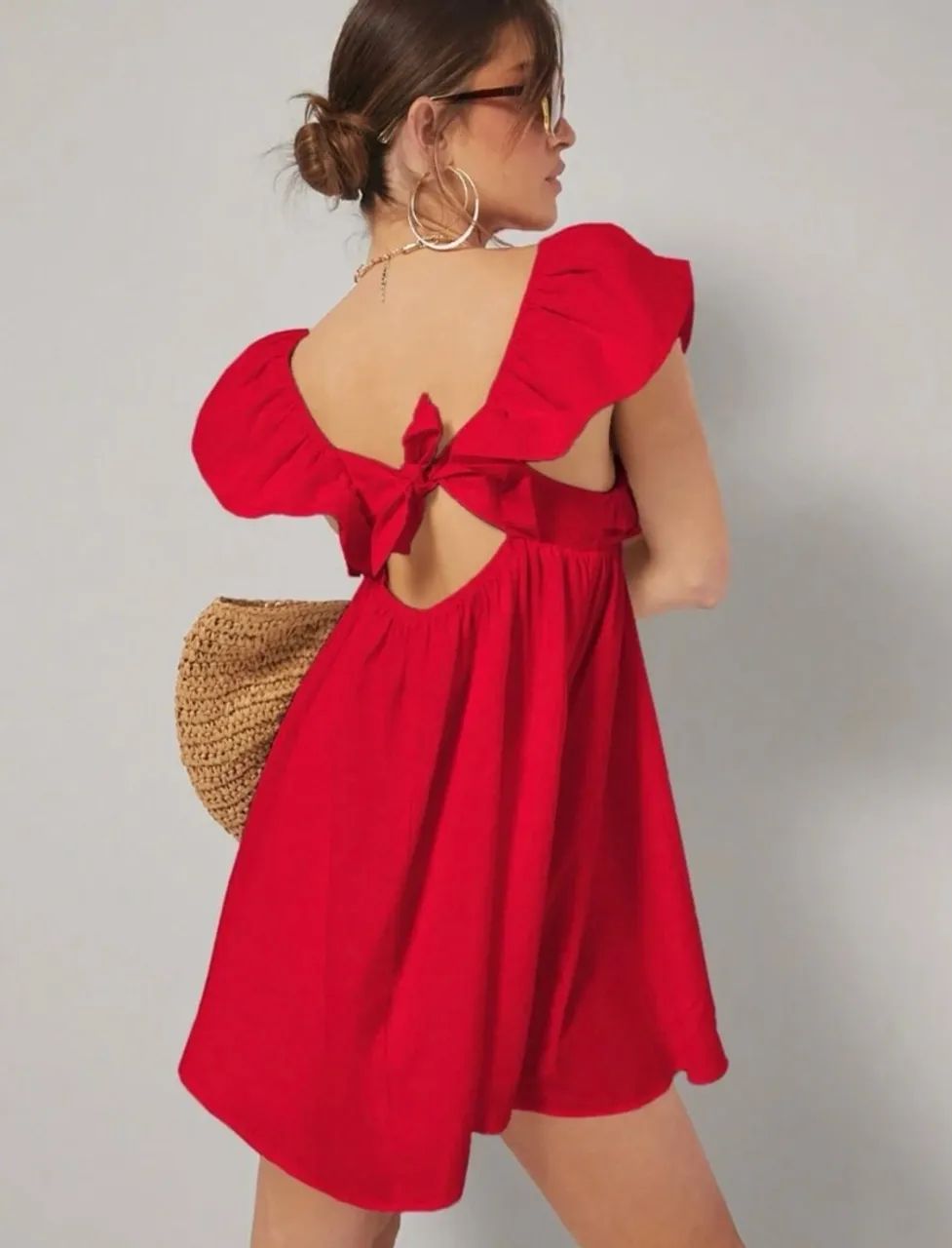 Vestido vermelho lindo - Foto 3