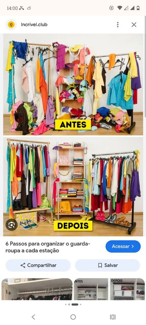 Seu guarda-roupa organizado em apenas 1 dia! ? - Foto 2