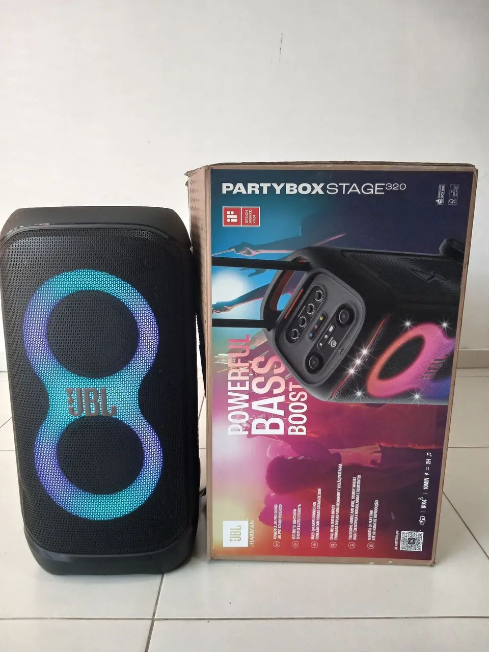 CAIXA DE SOM PARTYBOX STAGE 320 JBL