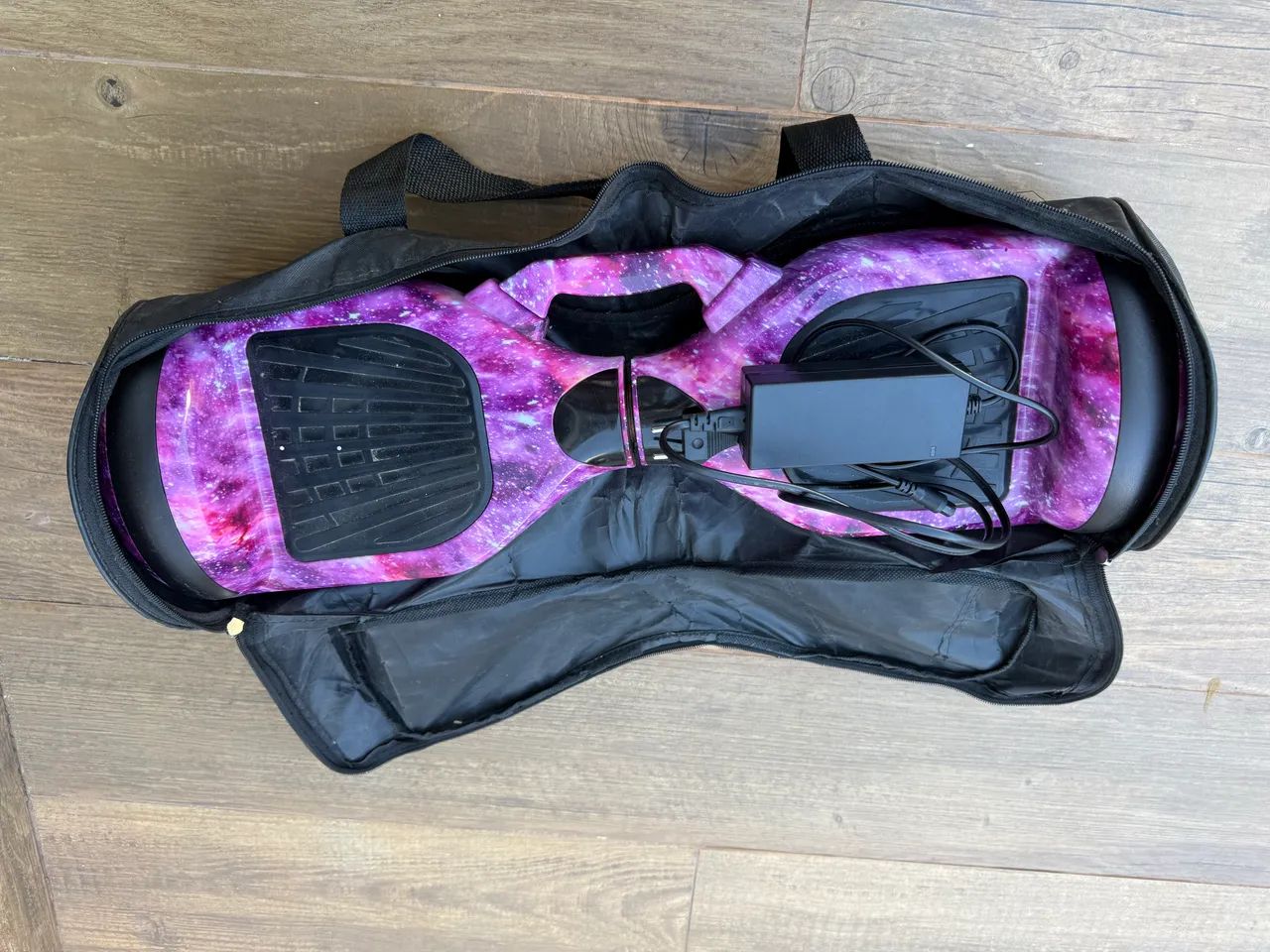 Hoverboard roxo galáxia 